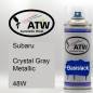 Preview: Subaru, Crystal Gray Metallic, 48W: 400ml Sprühdose, von ATW Autoteile West.
